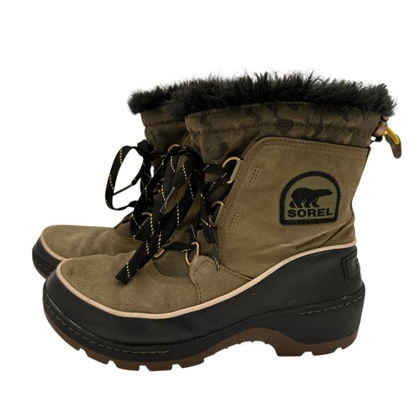 Sorel Women's Green Explorer Carnival Boots Size 9 - Picture 5 of 9